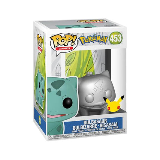 Pokemon Funko POP Games 453 Bulbasaur Silver 25th Anniversary Edition PROTECTOR