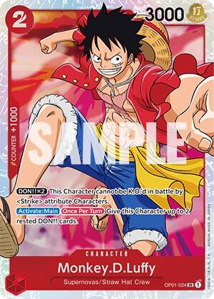 One Piece TCG - Monkey.D.Luffy (024) - Romance Dawn (OP01)