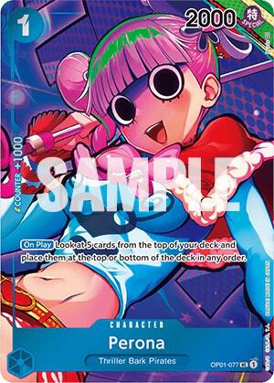One Piece TCG! Perona (Box Topper) - Romance Dawn (OP01)