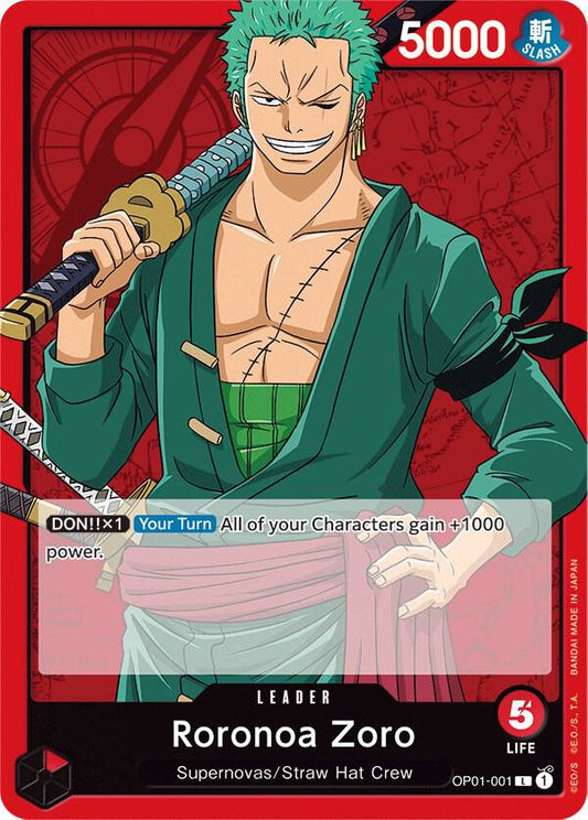 One Piece TCG - Roronoa Zoro (001) - Romance Dawn (OP01)