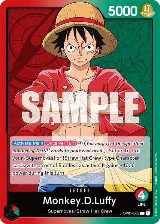One Piece TCG - Monkey.D.Luffy (003) - Romance Dawn (OP01)