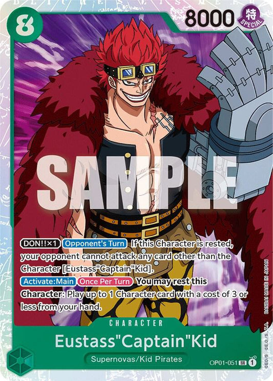 One Piece TCG! Eustass"Captain"Kid - Romance Dawn (OP01)