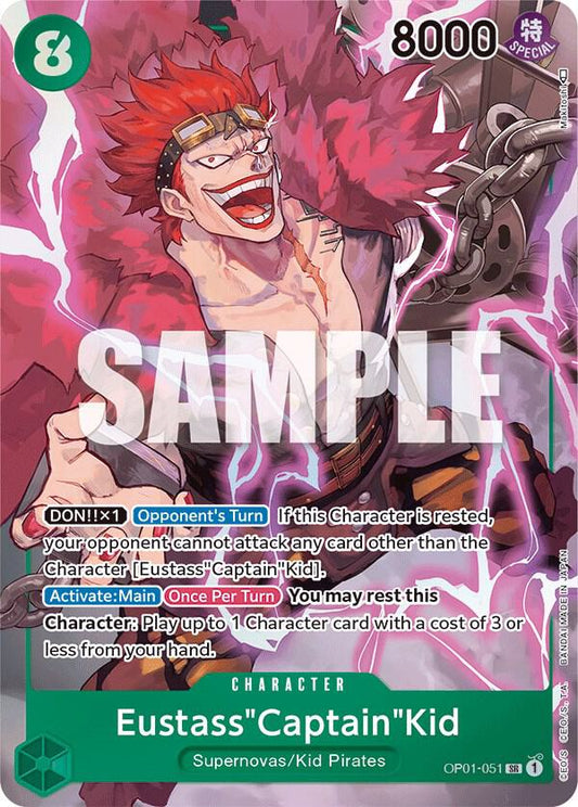 One Piece TCG! Eustass"Captain"Kid (Parallel) - Romance Dawn (OP01)