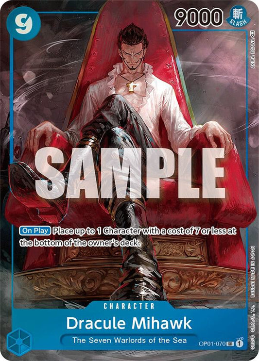 One Piece TCG! Dracule Mihawk (Parallel) - Romance Dawn (OP01)