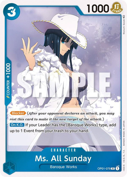 One Piece TCG - Ms. All Sunday - Romance Dawn (OP01)