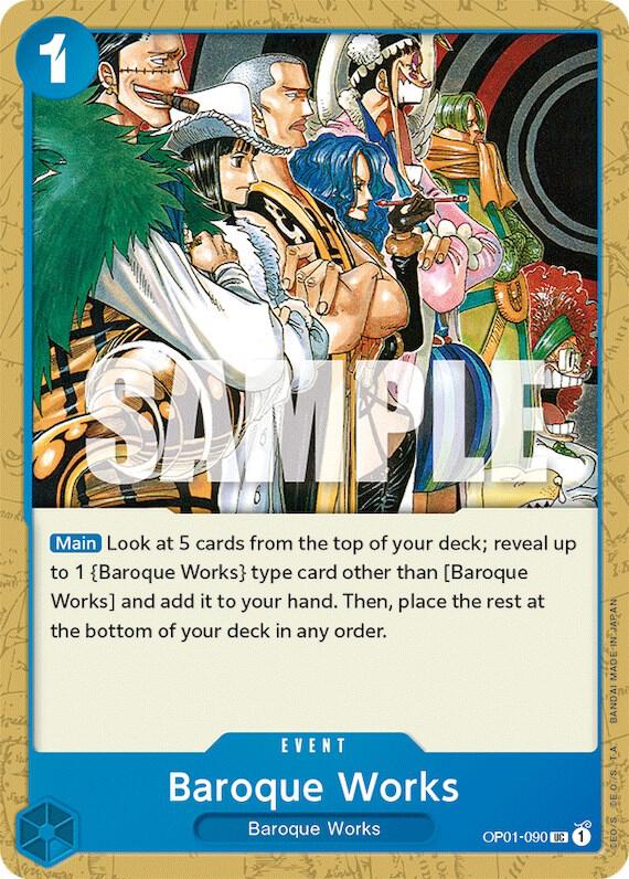 One Piece TCG - Baroque Works - Romance Dawn (OP01)