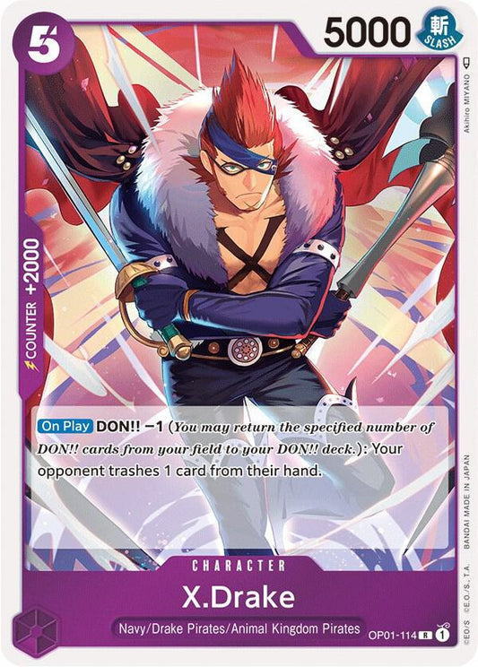 One Piece TCG - X.Drake (114) - Romance Dawn (OP01)