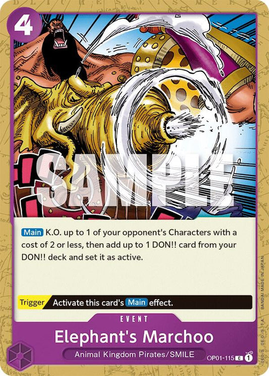 One Piece TCG - Elephant's Marchoo - Romance Dawn (OP01)