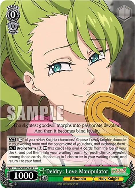 Weiss Schwarz Deldry: Love Manipulator - The Seven Deadly Sins: Revival of The Commandments (SDS)