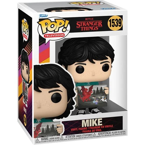 Stranger Things Season 4 Mike with Will's Painting Funko Pop! Vinyl Figure #1539 + PoP protector