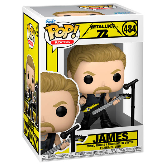 Funko Pop! Metallica 72 Seasons - James 484 Figure + Pop Protector