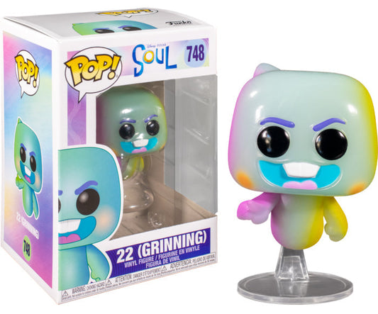 Funko Pop! Disney Soul 22 (Grinning) 748 (shelf wear) + Free Protector