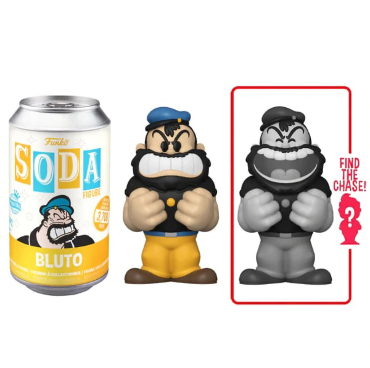 Popeye Bluto Sealed Limited Edition Funko Soda Pop Figure - Chance of CHASE!