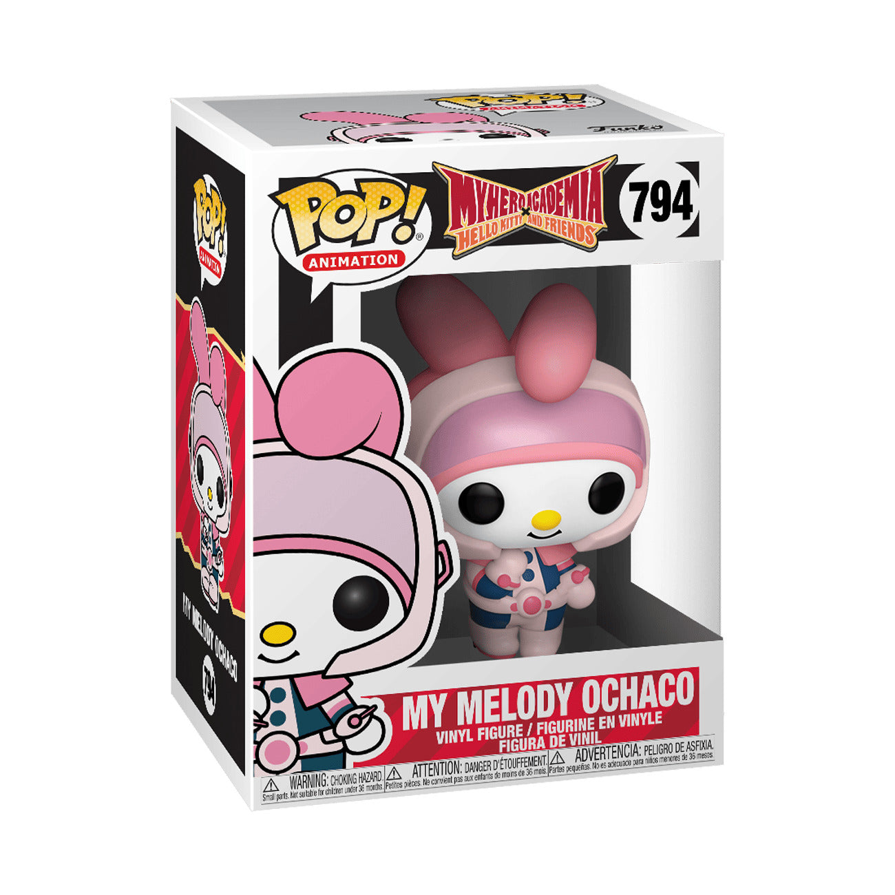 Funko Pop! My Hero Academia x Sanrio Hello Kitty and Friends : My Melody Ochaco 794 (VAULTED) + Free Protector