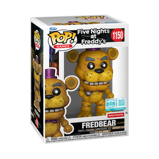 Funko Pop! Five Nights at Freddy’s (FNAF) - Fredbear 1150 9500 Limited Edition PCS Figure + Pop Protector