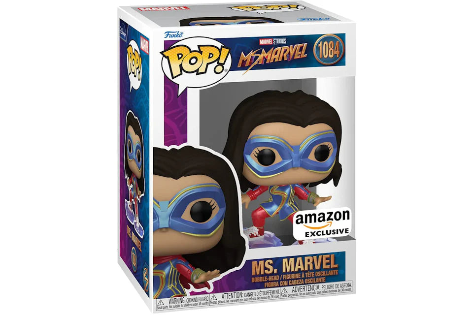 Funko Pop! Marvel Studios - Ms. Marvel 1084 Amazon Exclusive + Free Protector