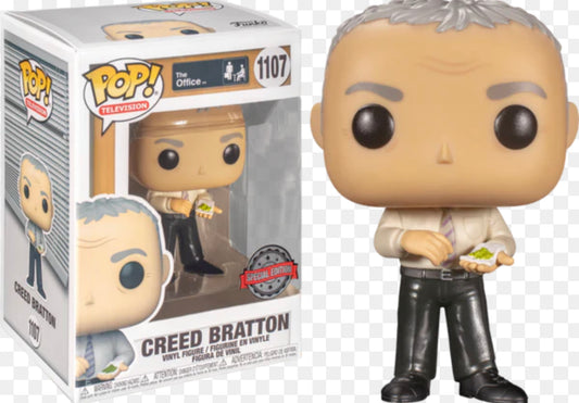 Funko Pop! The Office Creed Bratton 1107 Special Edition + Free Protector (VAULTED)