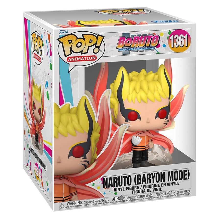 Funko Pop! Boruto Naruto Next Generations - Naruto (Baryon Mode) 1361 6-Inch Figure