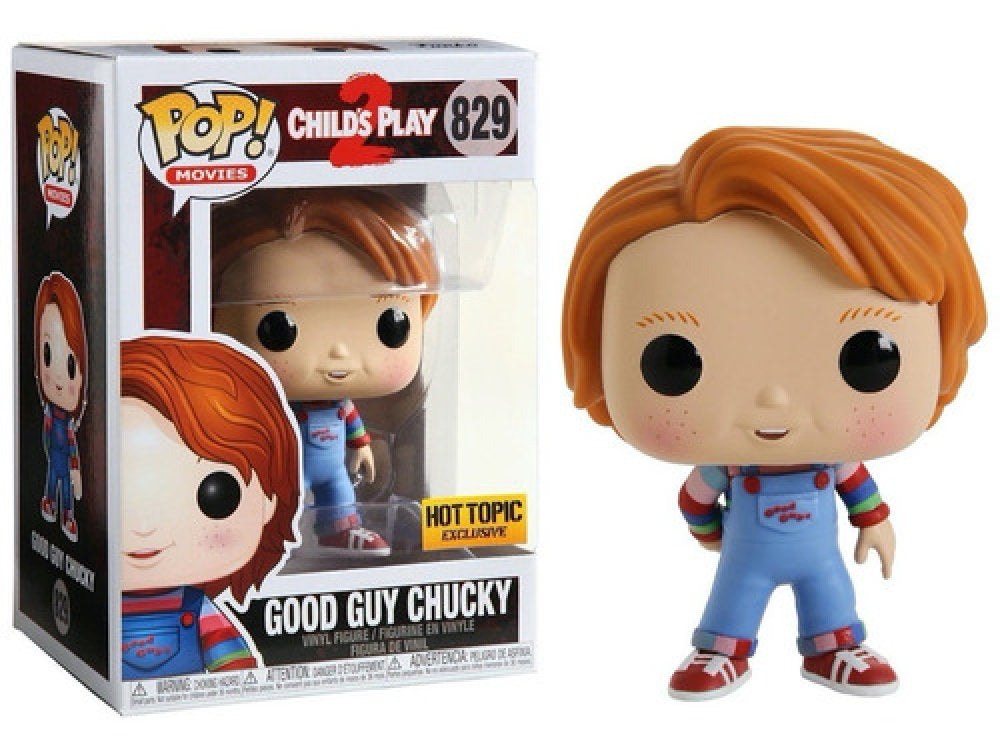 Funko Pop! Child’s Play 2 Good Guy Chucky 829 Hot Topic Exclusive + Free Protector