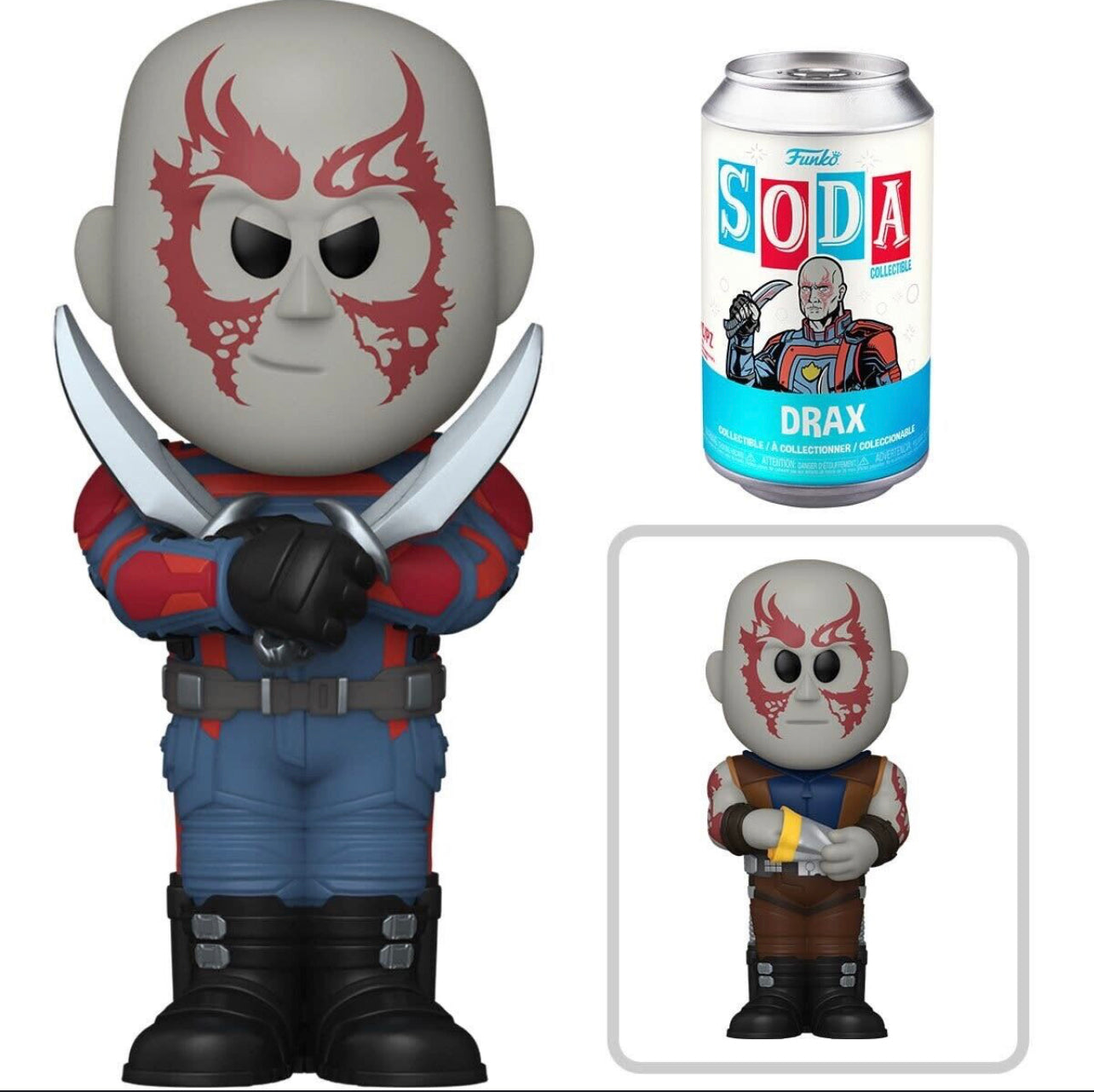 Marvel The Guardians of the Galaxy Drax Sealed Limited Edition Funko Soda Pop Figure - Chance of CHASE!