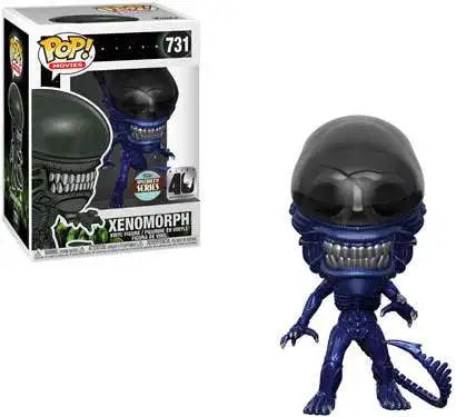 Funko Pop! Alien 40th Anniversary: Xenomorph (Blue Metallic) 731 Funko Specialty Series (VAULTED) + Free Protector