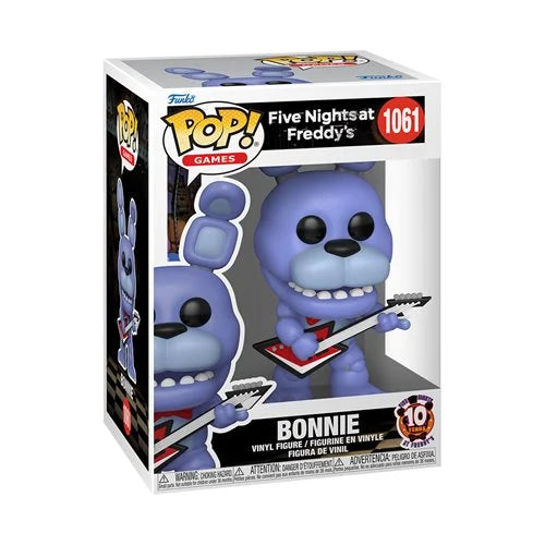 Preorder Five Nights at Freddys 10th Anniversary Bonnie Funko Pop! Vinyl Figure #1061 + PoP Protector