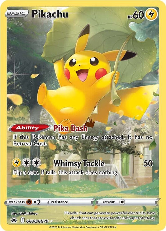 Pokemon TCG! Pikachu - SWSH: Crown Zenith: Galarian Gallery (CRZ:GG)