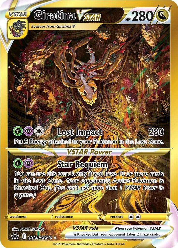 Pokemon TCG! Giratina VSTAR (Secret) - Crown Zenith: Galarian Gallery (CRZ:GG)