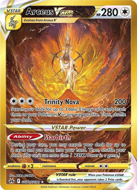 Pokemon TCG! Arceus VSTAR (Secret) - Crown Zenith: Galarian Gallery (CRZ:GG) (NM)