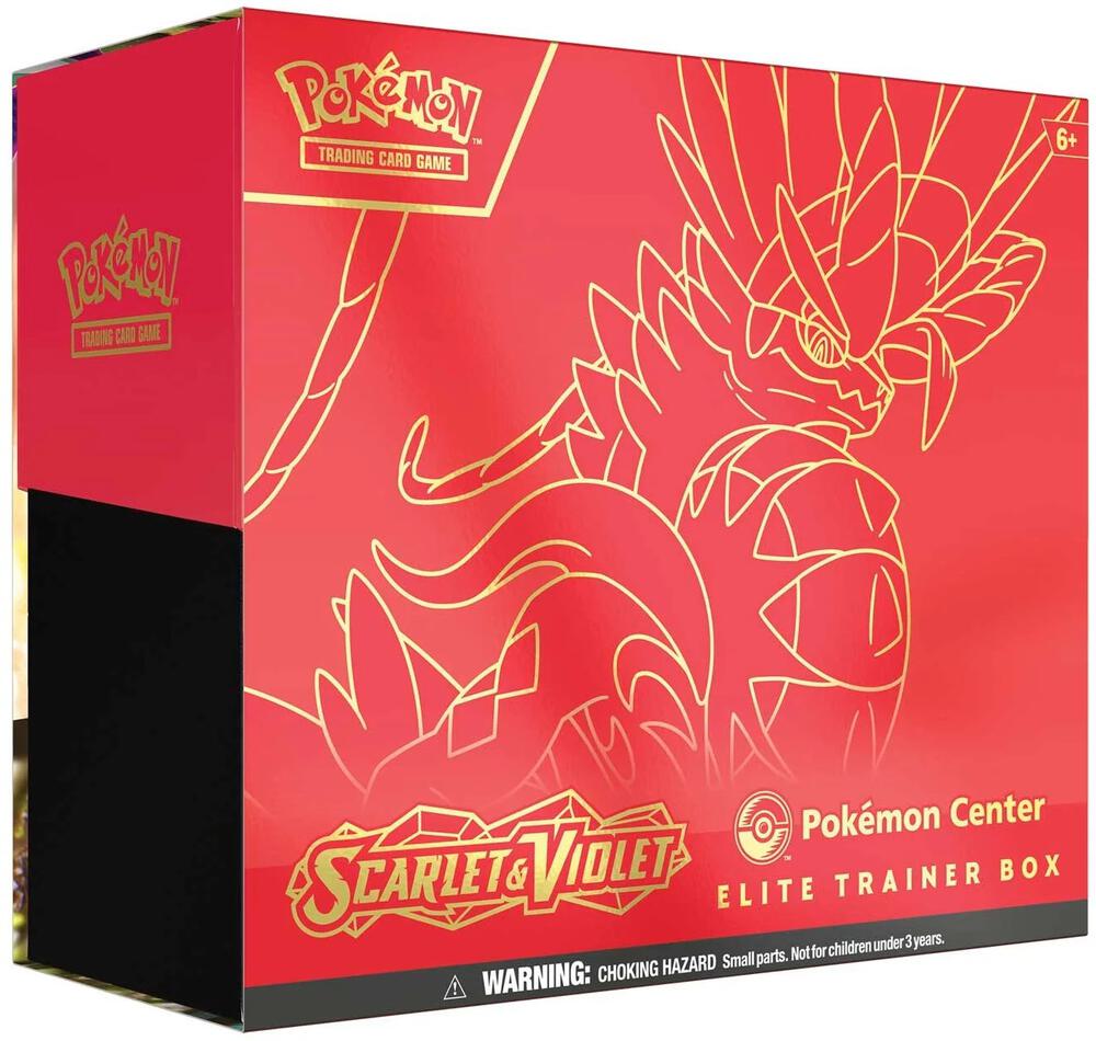 Pokemon TCG! Scarlet & Violet Pokemon Center Elite Trainer Box (Exclusive) [Koraidon] - SV01: Scarlet & Violet Base Set (SVI)