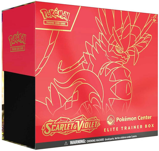 Pokemon TCG! Scarlet & Violet Pokemon Center Elite Trainer Box (Exclusive) [Koraidon] - SV01: Scarlet & Violet Base Set (SVI)