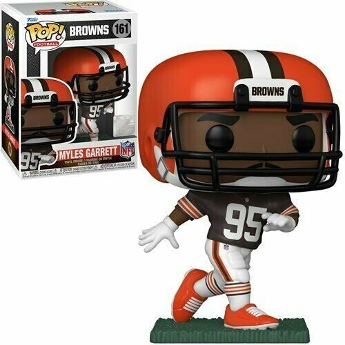 Funko Pop! NFL Browns - Myles Garrett 161 Figure + Pop Protector