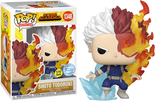 Funko Pop! My Hero Academia - Shoto Todoroki 1348 Glows in the Dark Funko Special Edition + Free Protector