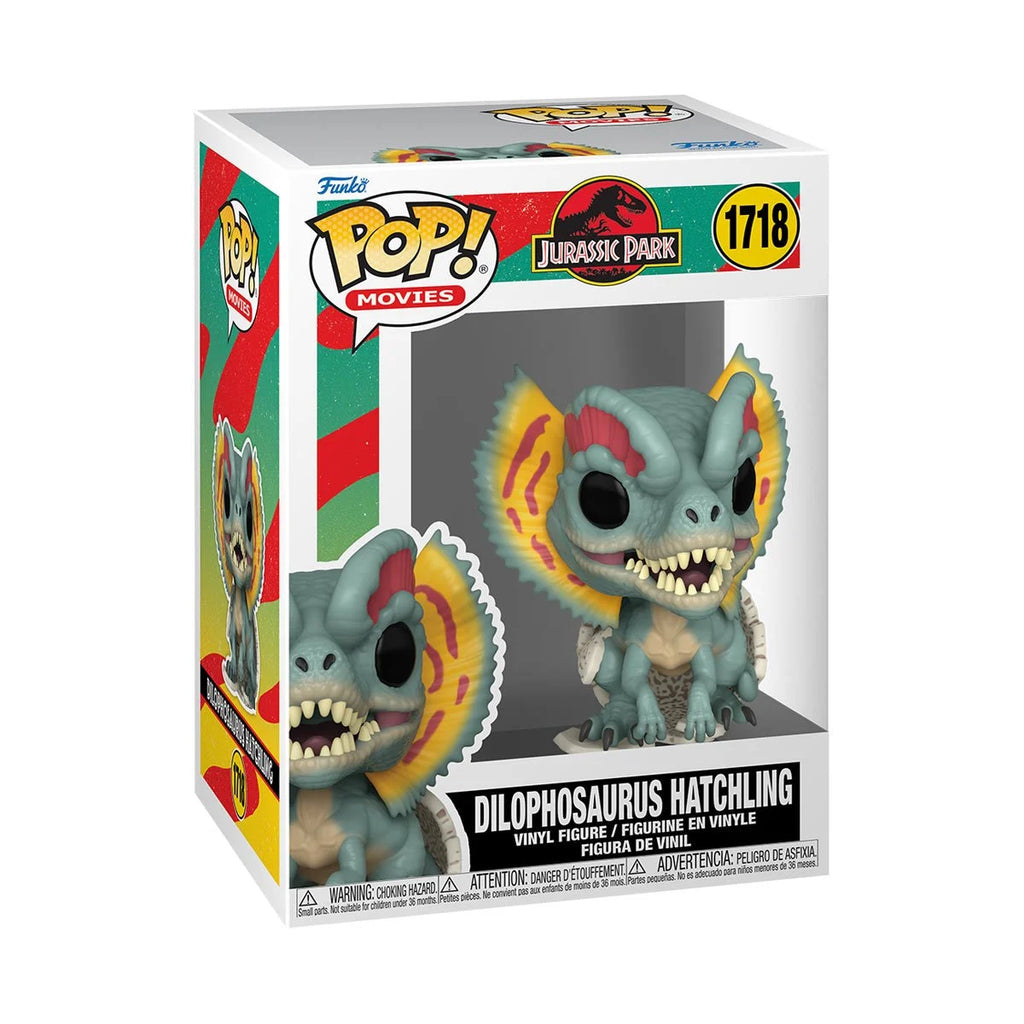 Funko Pop! Jurassic Park : Dilophosaurus Hatchling 1718 + Pop Protector