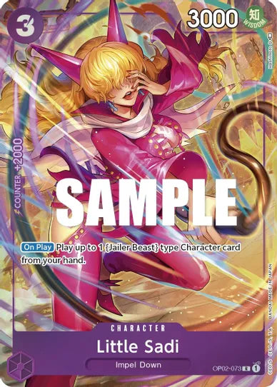 One Piece TCG! Little Sadi (Alternate Art) - Paramount War (OP02)