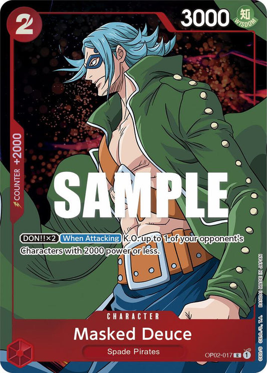One Piece TCG! Masked Deuce (Alternate Art) - Paramount War (OP02)