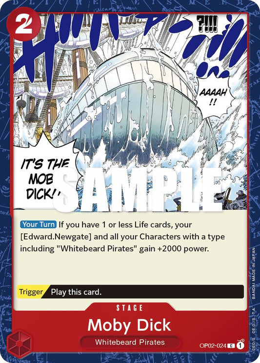One Piece TCG! Moby Dick - Paramount War (OP02)