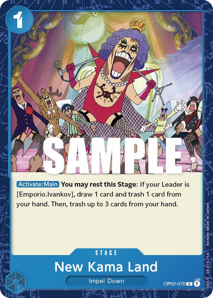 One Piece TCG! New Kama Land - Paramount War (OP02)