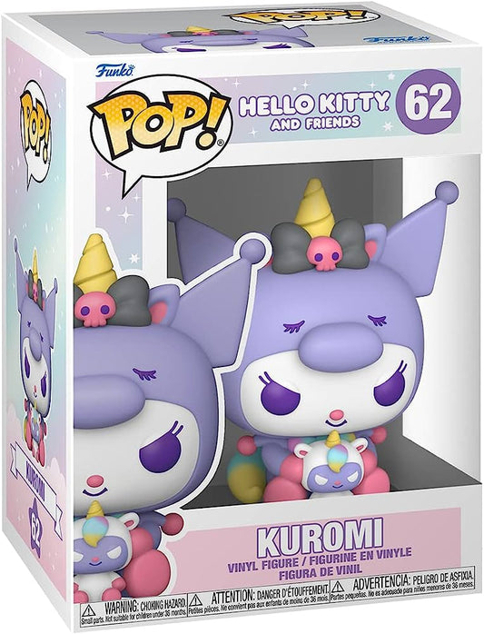 Funko Pop! Sanrio Hello Kitty and Friends Kuromi 62 + Free Protector