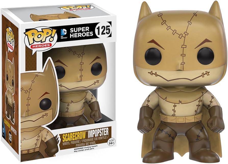 Funko Pop! DC Comics Super Heroes Scarecrow Imposter 125 + Free Protector (VAULTED)