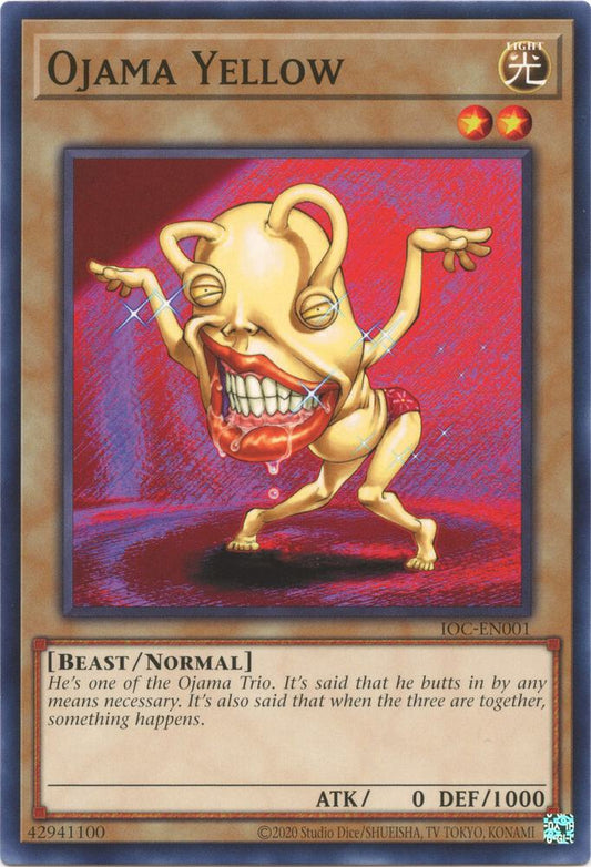 Ojama Yellow - Invasion of Chaos (25th Anniversary Edition) (IOC-EN)