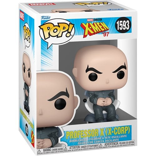 Funko Pop! Marvel X-Men ‘97 - Professor X (X-Corp) 1593 Figure + Pop Protector
