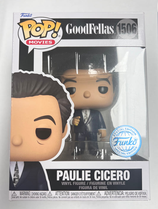 Funko Pop! Goodfellas - Paulie Cicero 1506 Funko Special Edition + Free Protector