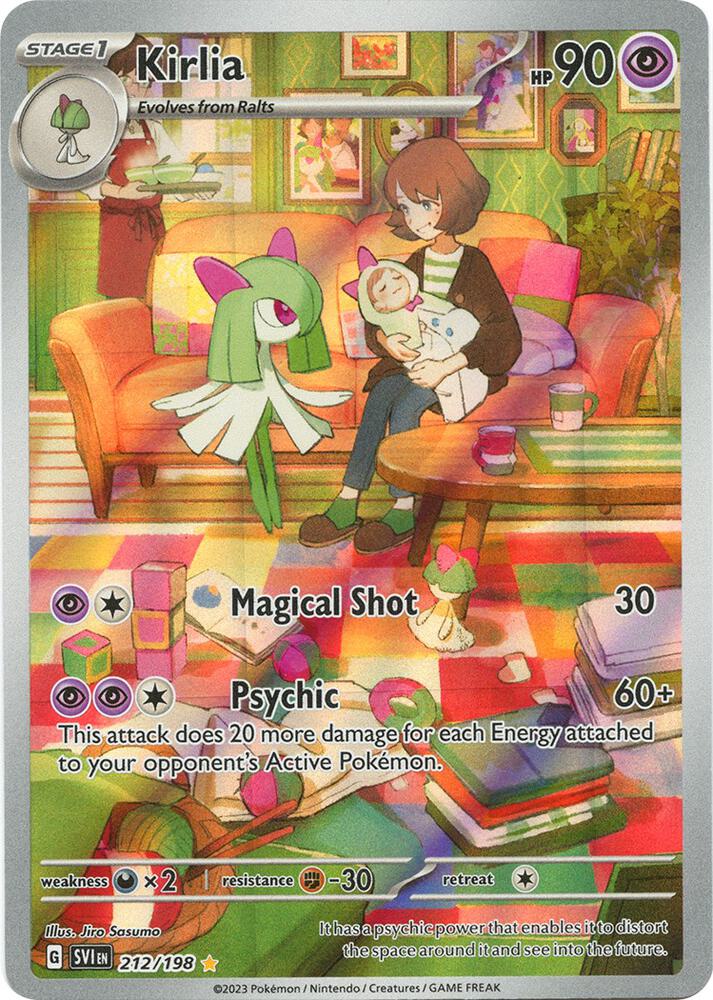 Pokemon TCG  - Kirlia - 212/198 - SV01: Scarlet & Violet Base Set (SV1)