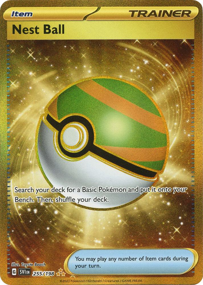 Pokemon TCG! Nest Ball - 255/198 - SV01: Scarlet & Violet Base Set (SV1)