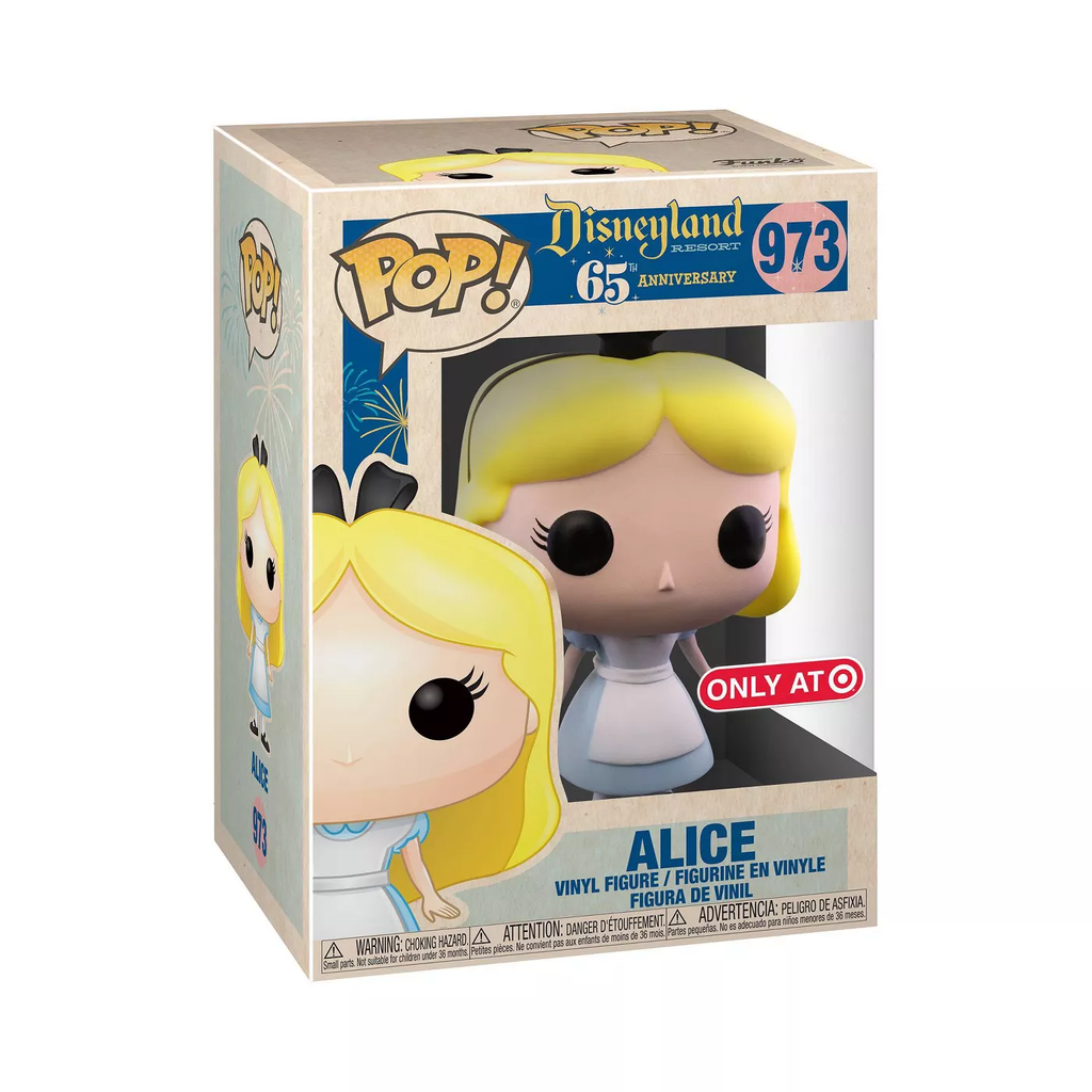Funko Pop! Disneyland Resort 65th Anniversary Alice 973 Target Exclusive + Pop Protector