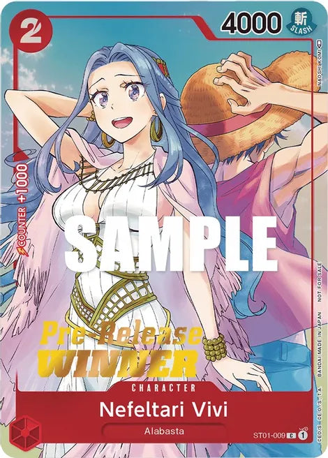 One Piece TCG! Nefeltari Vivi (OP-03 Pre-Release Tournament) [Winner] - One Piece Promotion Cards (OP-PR)