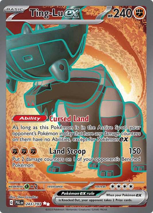 Pokemon TCG! Ting-Lu ex - 243/193 - SV02: Paldea Evolved (PAL)