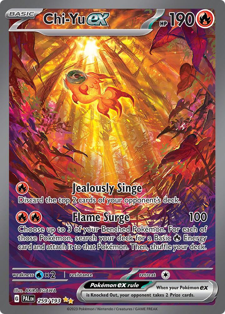 Pokemon TCG - Chi-Yu ex - 259/193 - SV02: Paldea Evolved (PAL)
