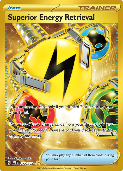 Pokemon TCG! Superior Energy Retrieval - 277/193 - SV02: Paldea Evolved (PAL)